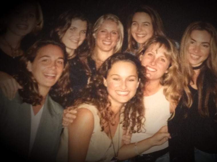 Giada is pictured here as a teen with her friends. She used to love going to Pink's.
