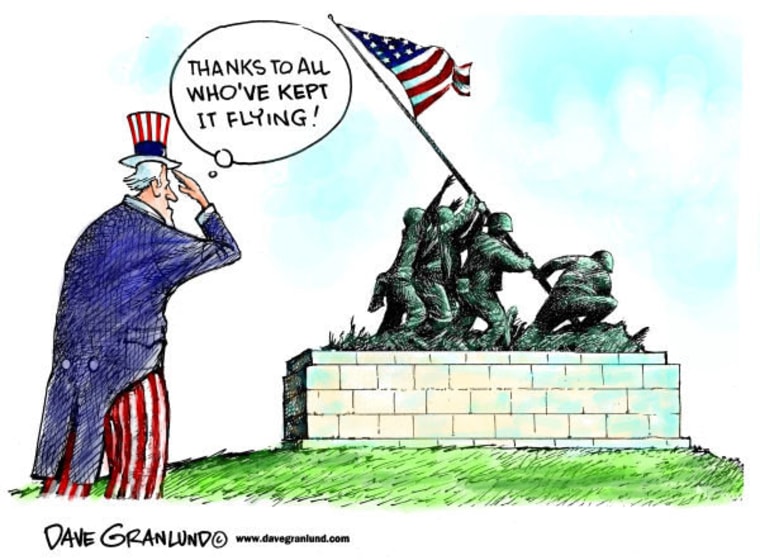 Flag Day cartoons
