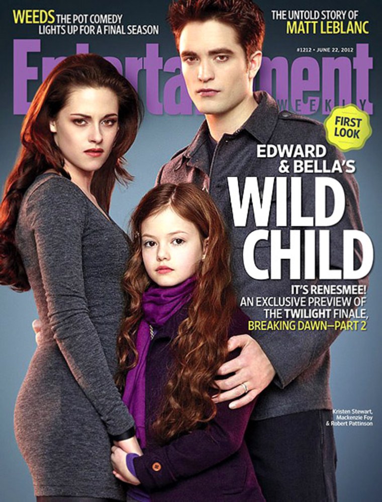 Renesmee Cullen is finally revealed on the cover of the June 22, 2012 edition of Entertainment Weekly.