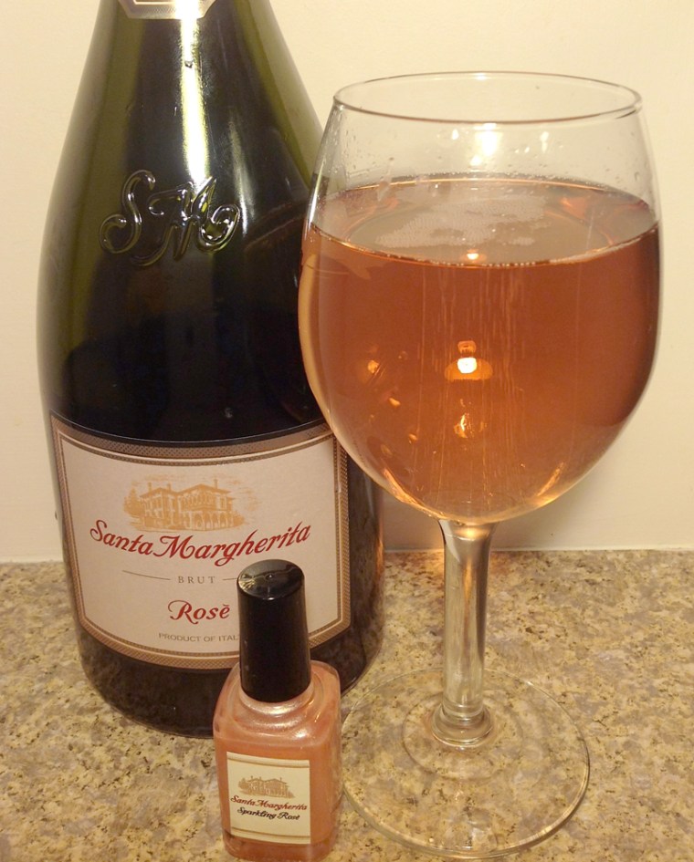 Do you think this rose nail polish shade matches what's in the glass?