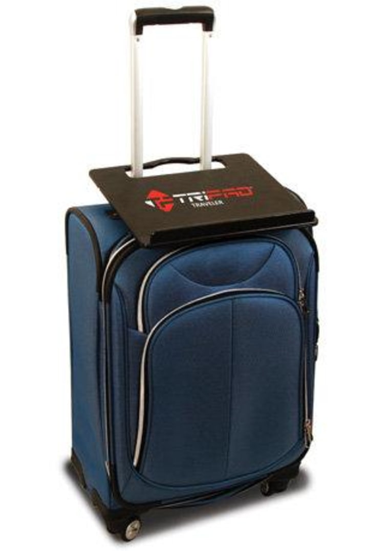Don't have desk space? Travel with TriPad's Traveler desk to work comfortably on-the-go.