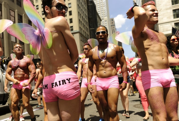 Marchers Fill Streets As Cities Across Us Celebrate Gay Pride