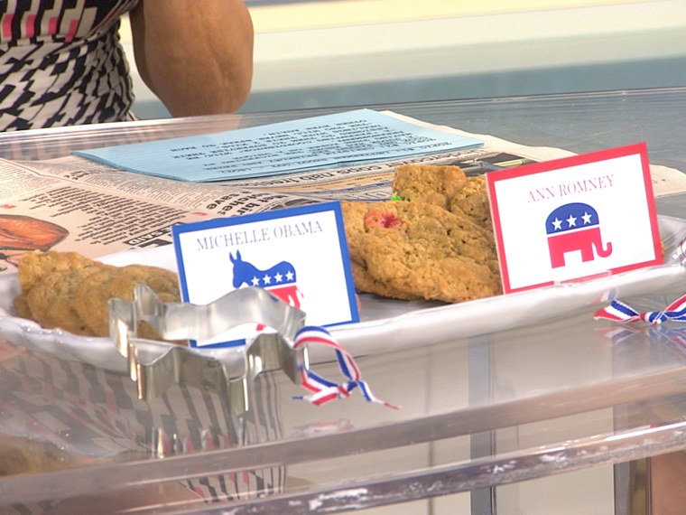 The cookies: It's Mrs. Obama vs. Mrs. Romney.