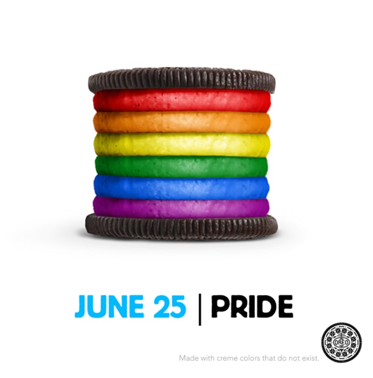 This rainbow-hued Oreo started a firestorm of controversy on Facebook and Twitter.