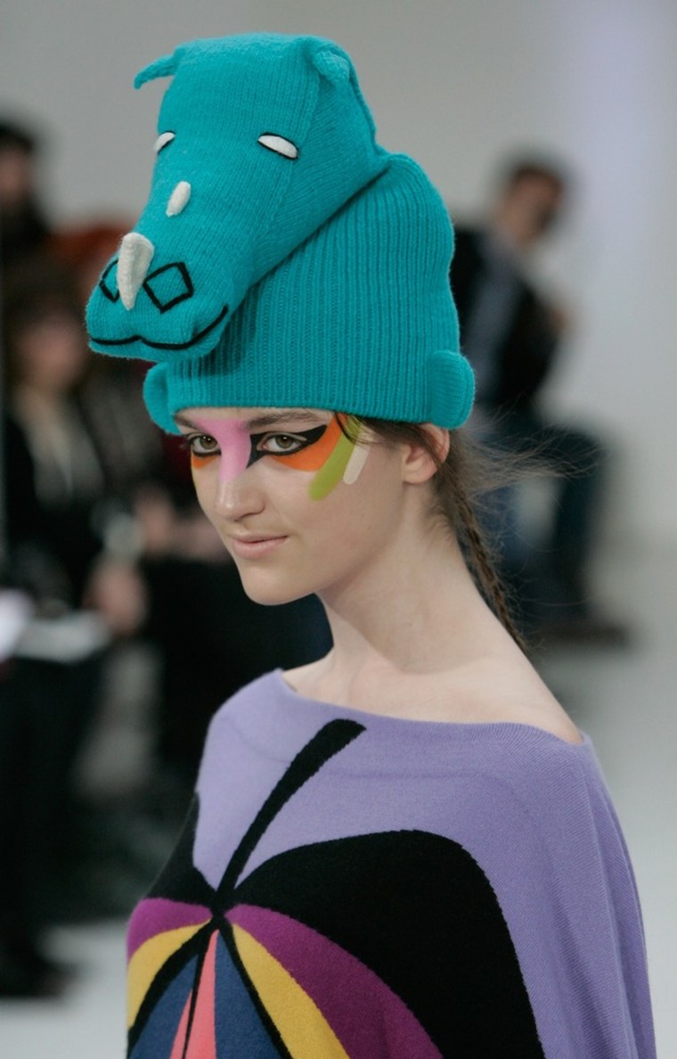 PARIS, FRANCE - MARCH 01: A model walks the runway during the Yang Du Ready-To-Wear Fall/Winter 2012 show as part of Paris Fashion Week at Espace Commines on March 1, 2012 in Paris, France. (Photo by Franck Prevel/Getty Images)