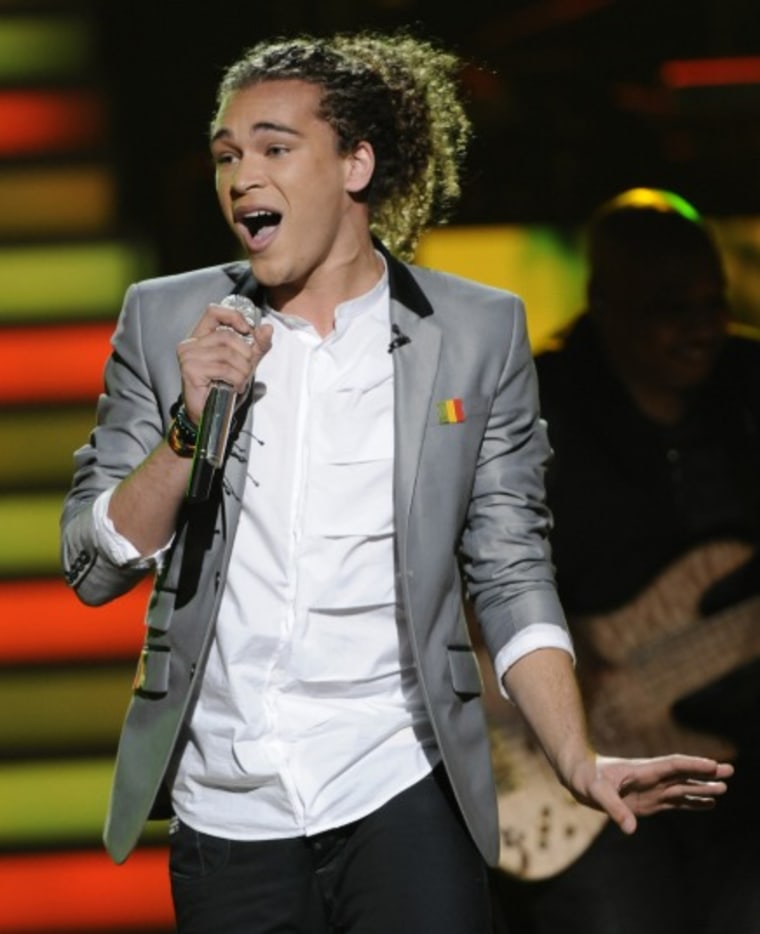 AMERICAN IDOL: DeAndre Brackensick performs in front of the Judges on AMERICAN IDOL airing Wednesday, March 7 (8:00-10:00 PM ET/PT) on FOX. CR: Michael Becker / FOX.