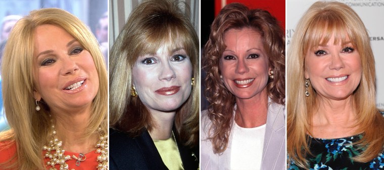 Kathie Lee's hair odyssey, beginning with the present, took us on quite a ride.