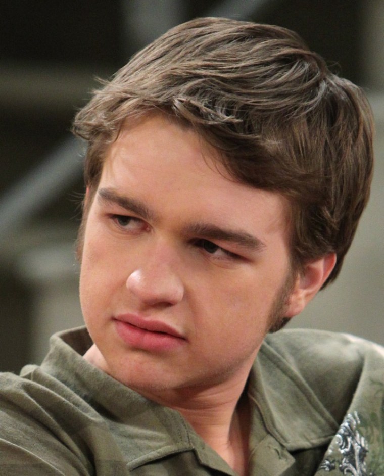 Angus T. Jones' Jake on \"Two and a Half Men\" is growing up.