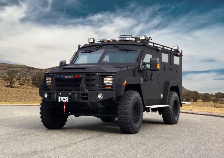 A photograph of the Bearcat anti-terrorism vehicle, which will be acquired by the police force in Keene, N.H. under a $286,000 federal grant for high-terror threat areas.