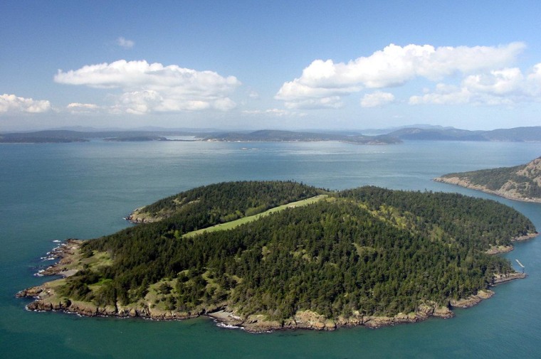 Allan Island in Washington state
