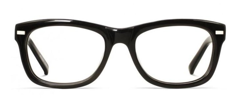 Thick, black-rimmed glasses, such as this Thatcher style from Warby Parker ($95), are rumored to give those on trial a studious, Boy Scout look.