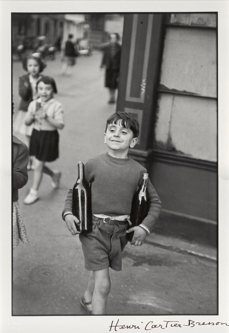 Rue Mouffetard, 1954, printed c. 1995. Gelatin silver print, 11 x 14 inches.