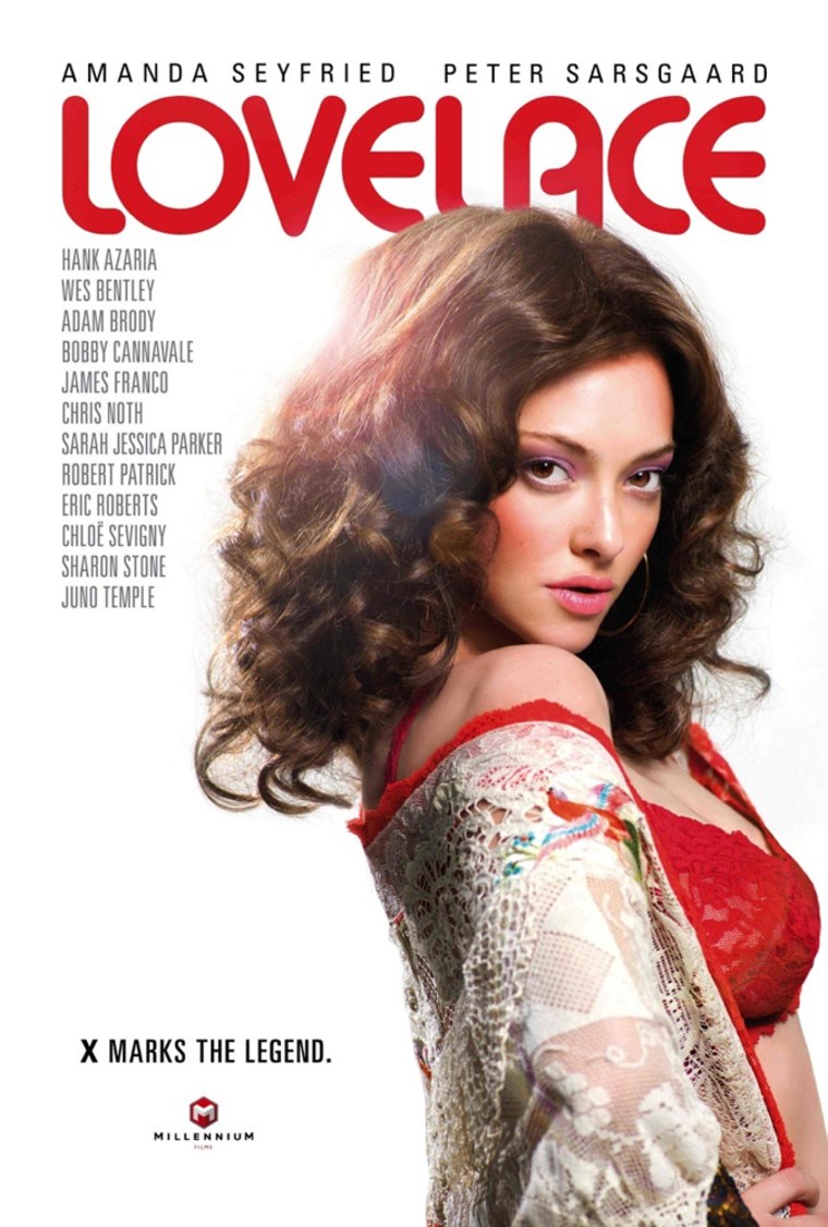 Movies Porn Stars - First look at poster for porn star biopic 'Lovelace'
