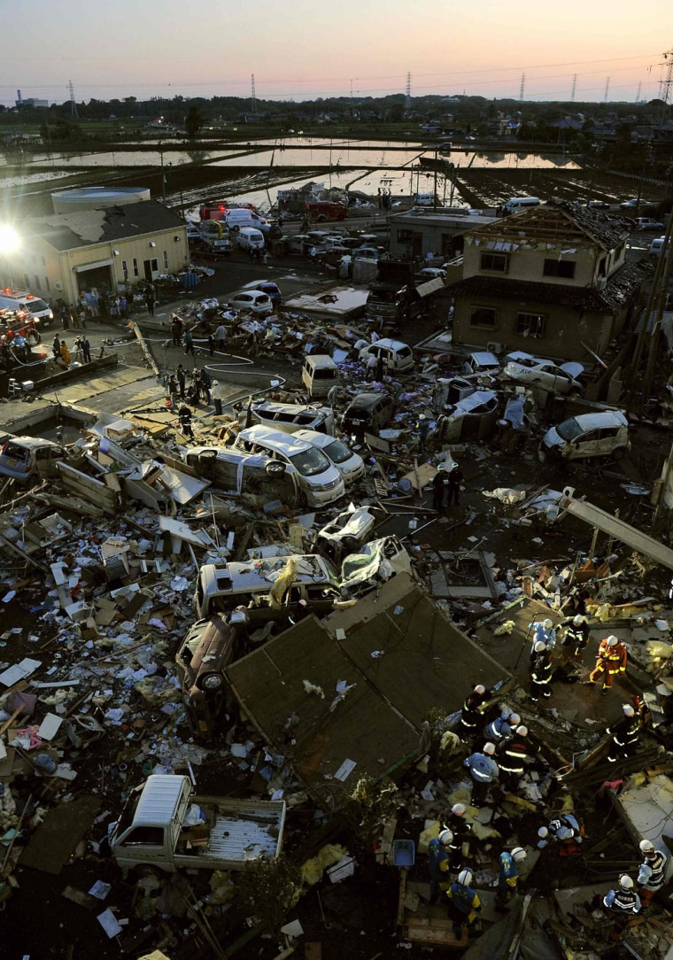 Tornado near Tokyo kills one, injures dozens