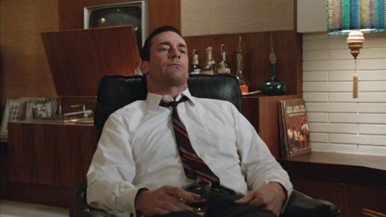 Don Draper listens to the Beatles on \"Mad Men.\"
