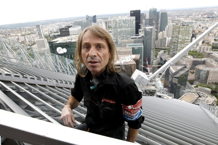 French climber Alain Robert, also known as