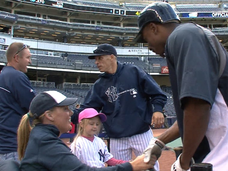The highlight of the week for Stephanie? Watching her kids meet their baseball heroes on the Yankees.