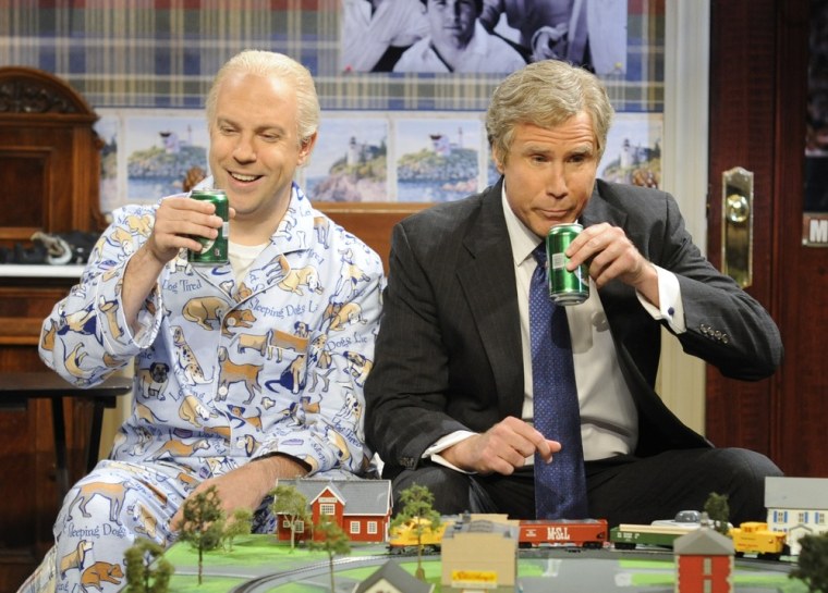 Jason Sudekis played Joe Biden and Will Ferrell was George W. Bush in a skit on \"Saturday Night Live.\"