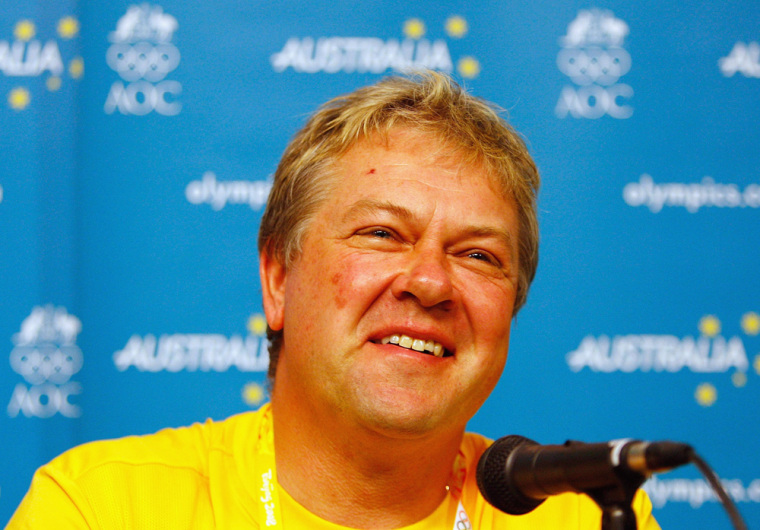 Double trap shooter Russell Mark of Australia, pictured in Beijing in 2008.