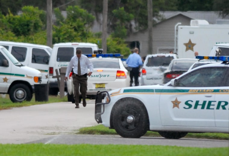 Brevard County sheriff's investigators say a mother took the lives of her four children during an early morning confrontation, calling three of them back into her home to fatally shoot them before turning a gun on herself, law enforcement sources report.