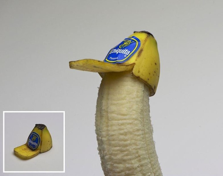 You too can be a rockstar parent or amuse yourself by crafting a banana peel trucker hat.