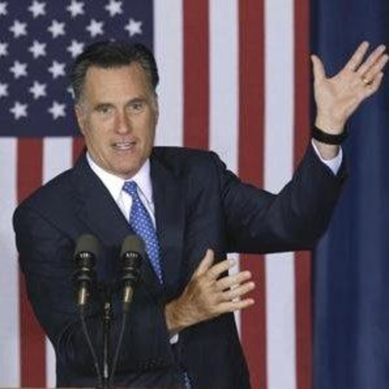 Romney's magic act in Iowa yesterday.