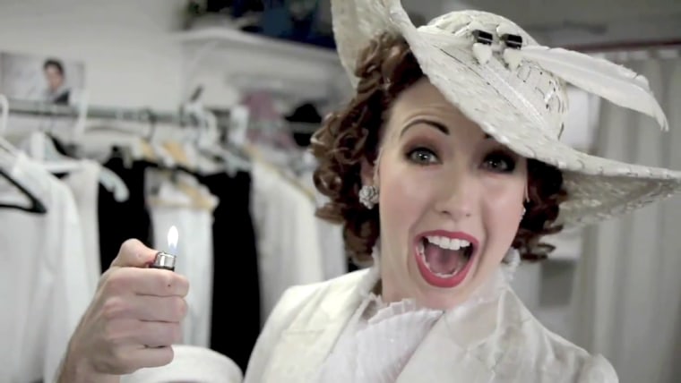 The cast of broadway's \"Anything Goes\" star in a viral video of \"What Makes You Beautiful\" sung by One Direction.