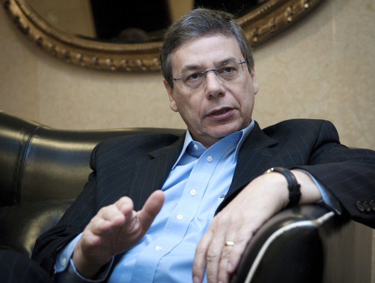 Danny Ayalon, Israeli diplomat and politician who currently serves as Deputy Foreign Minister, during an interview on March 18, 2012 in Buenos Aires, Argentina.