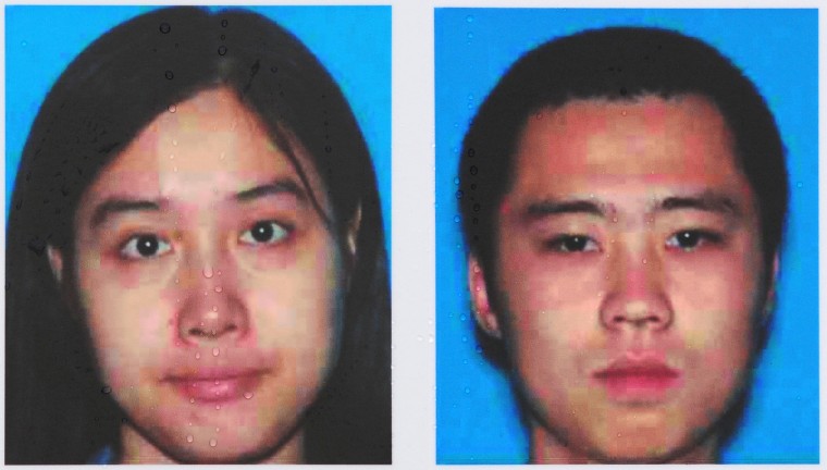 Arrests were made of two suspects in the killings of Ying Wu, left, and Ming Qu, two University of Southern California students from China who were slain April 11.