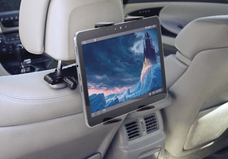 Arkon's Tablet Headrest Mount will give you and your kids some flexibility on the road.
