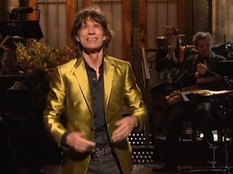 Mick Jagger on \"SNL.\"