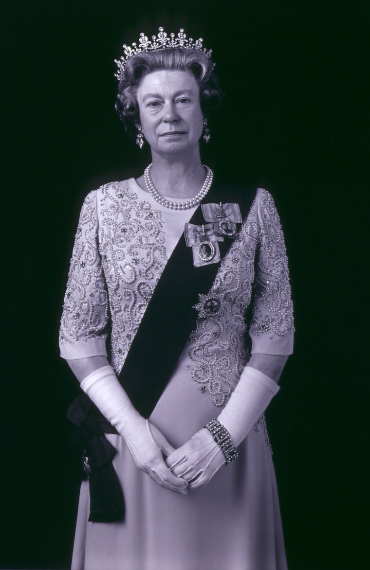 Queen Elizabeth II by Hiroshi Sugimoto, 1999.