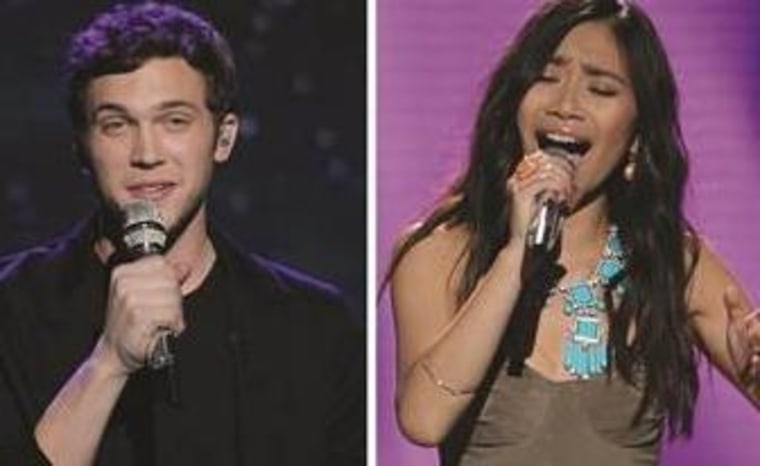 Phillip Phillips and Jessica Sanchez are the finalists of season 11 of \"American Idol.\"