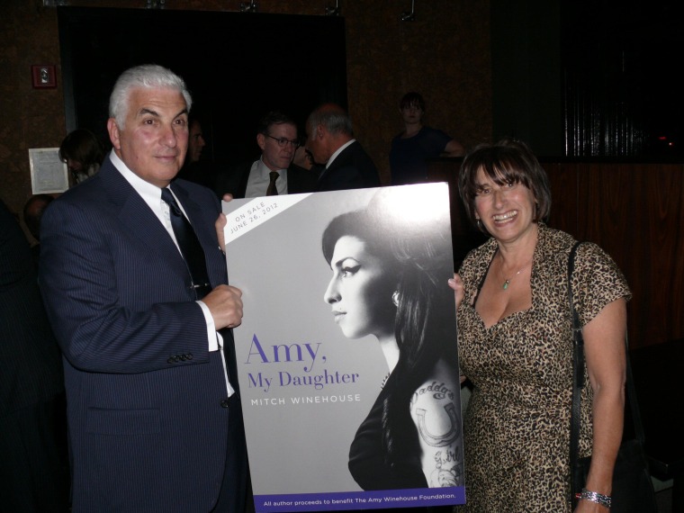 Mitch and Janis Winehouse speak at the U.S. launch of The Amy Winehouse Foundation in NYC.