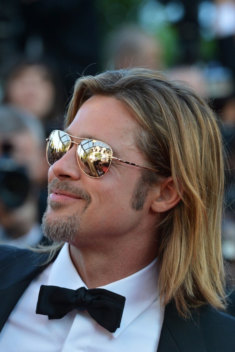 Brad pitt sales aviator glasses