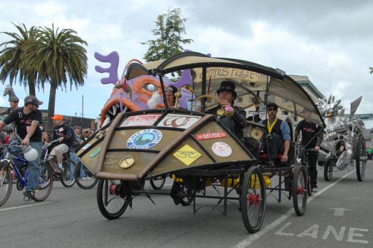 \"Time Machine,\" built and operated by the Tempus Fugitives team, was last year's Grand Champion in the Kinetic Grand Championship in Humboldt County, Calif.