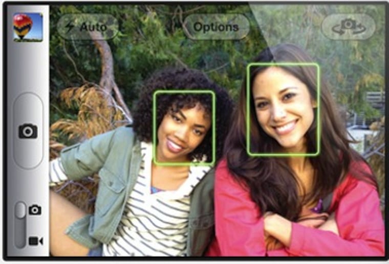 iPhone face detection