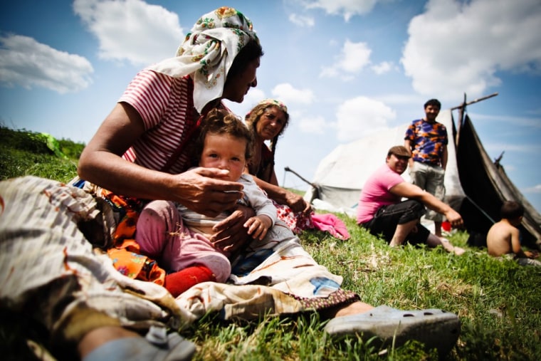 Fewer nomadic gypsies wander Romanian landscape
