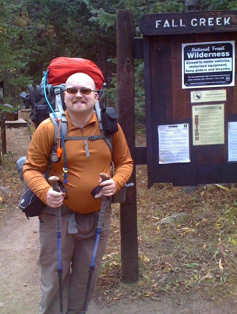 According the the Eagle County Sheriff's office, this photo of James Nelson was taken in October 2010 on the day Nelson headed off on his hike. He never returned.