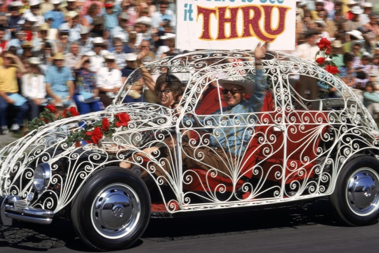 The Volkswagen Beetle was a favorite of the counterculture crowd of the late '60s and early '70s.