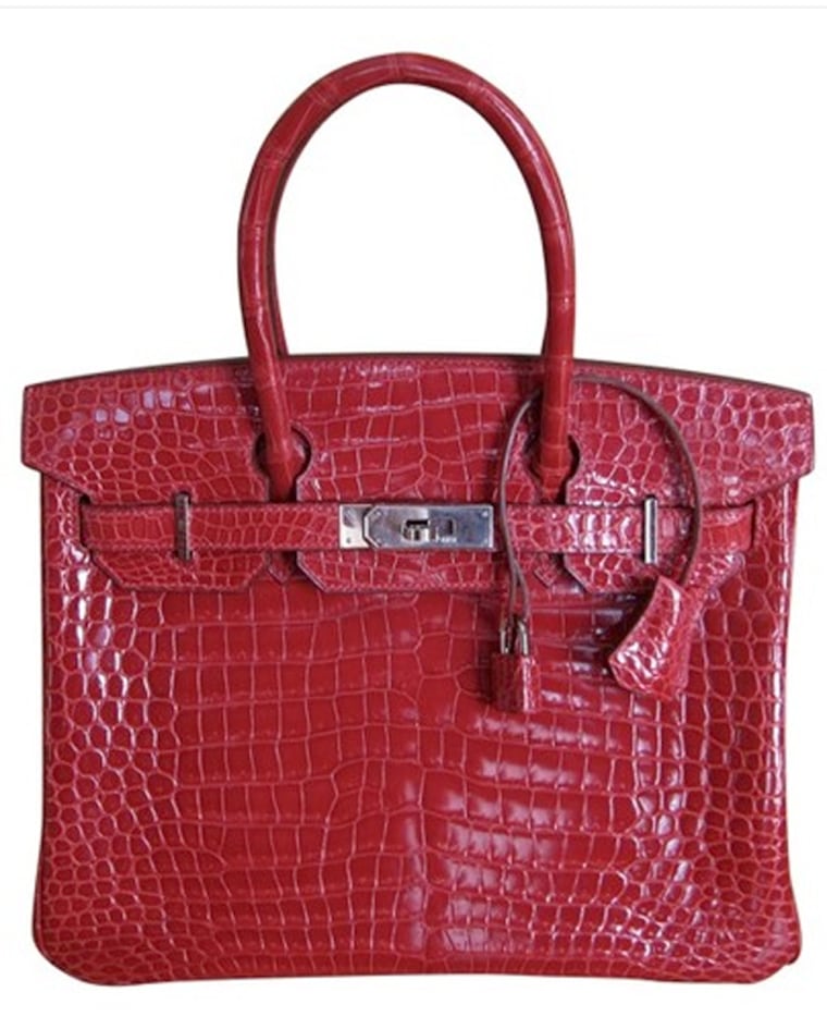 The Hermes Birkin bag was much like this one, which is currently up for auction on eBay for $59,000.