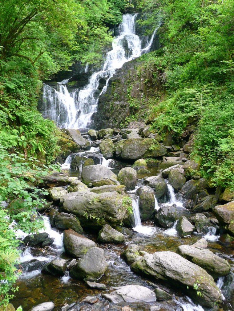 Torc Waterfall in Killarney National Park, Ireland