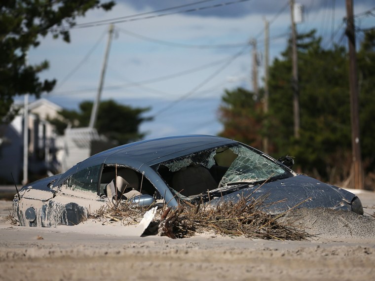 Superstorm Sandy made landfall Monday evening on a destructive and deadly path across the Northeast.