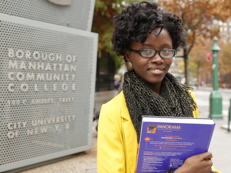 Kadidja Ata, who is from Cameroon, is studying to become a surgeon and is voting for the first time this election.