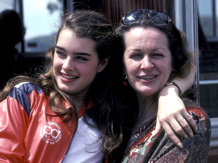 Brooke Shields and Teri Shields in 1980.
