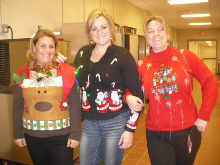 2nd Annual Hot Lunch Lady Ugly Sweater Contest