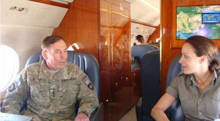 Paula Broadwell with Gen. David Petraeus