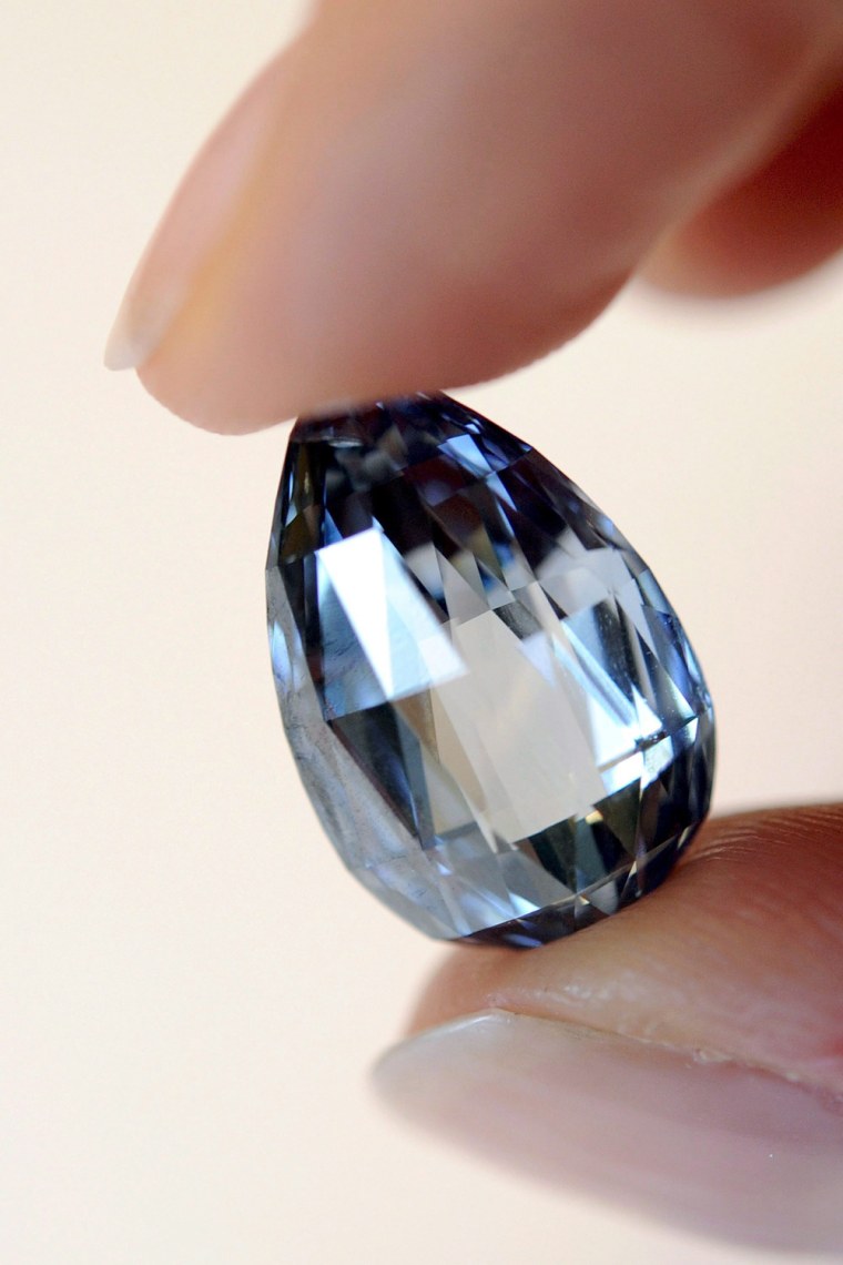 The blue diamond that sold.