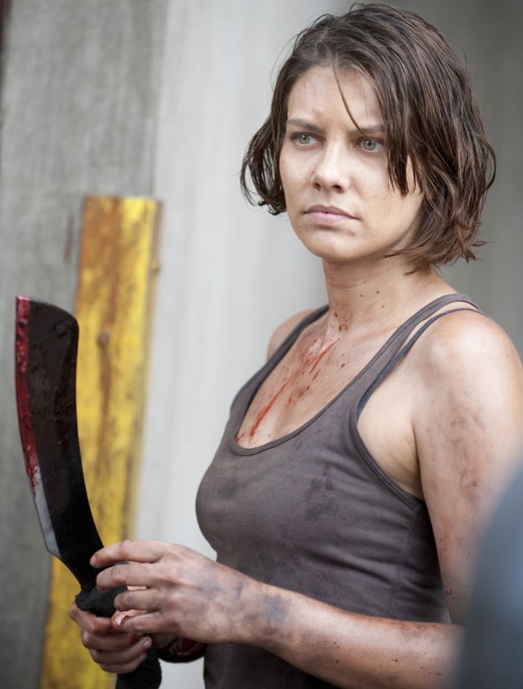 Lauren Cohan as Maggie on \"Walking Dead.\"