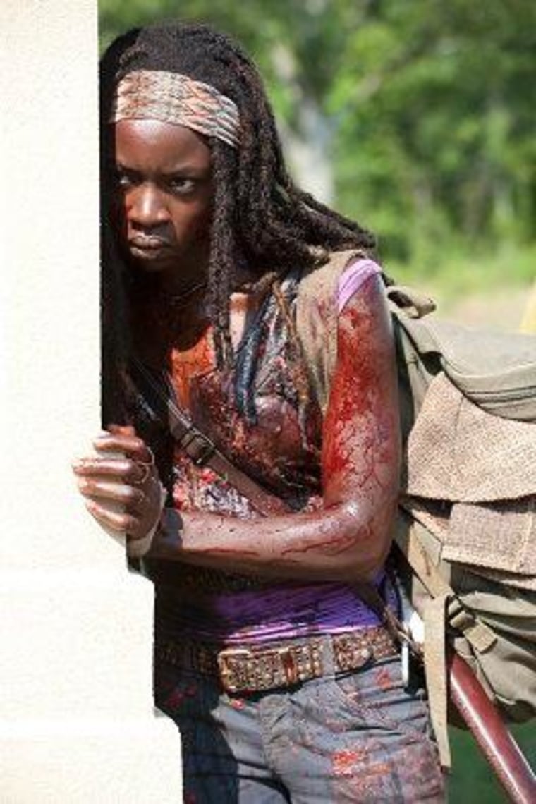 Michonne gets ready to make her move on \"The Walking Dead.\"